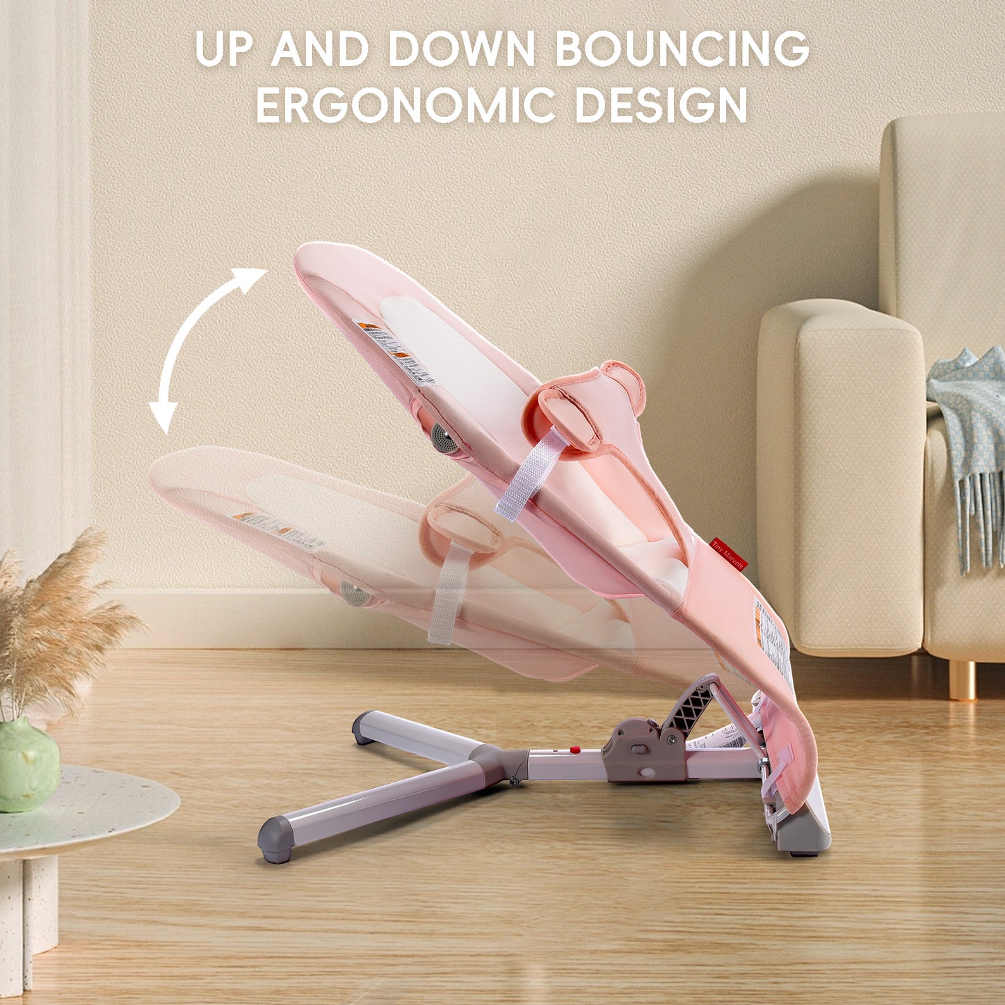 Baby Bouncer – Baby Bouncer seat, Infants Bouncy Seat with Music