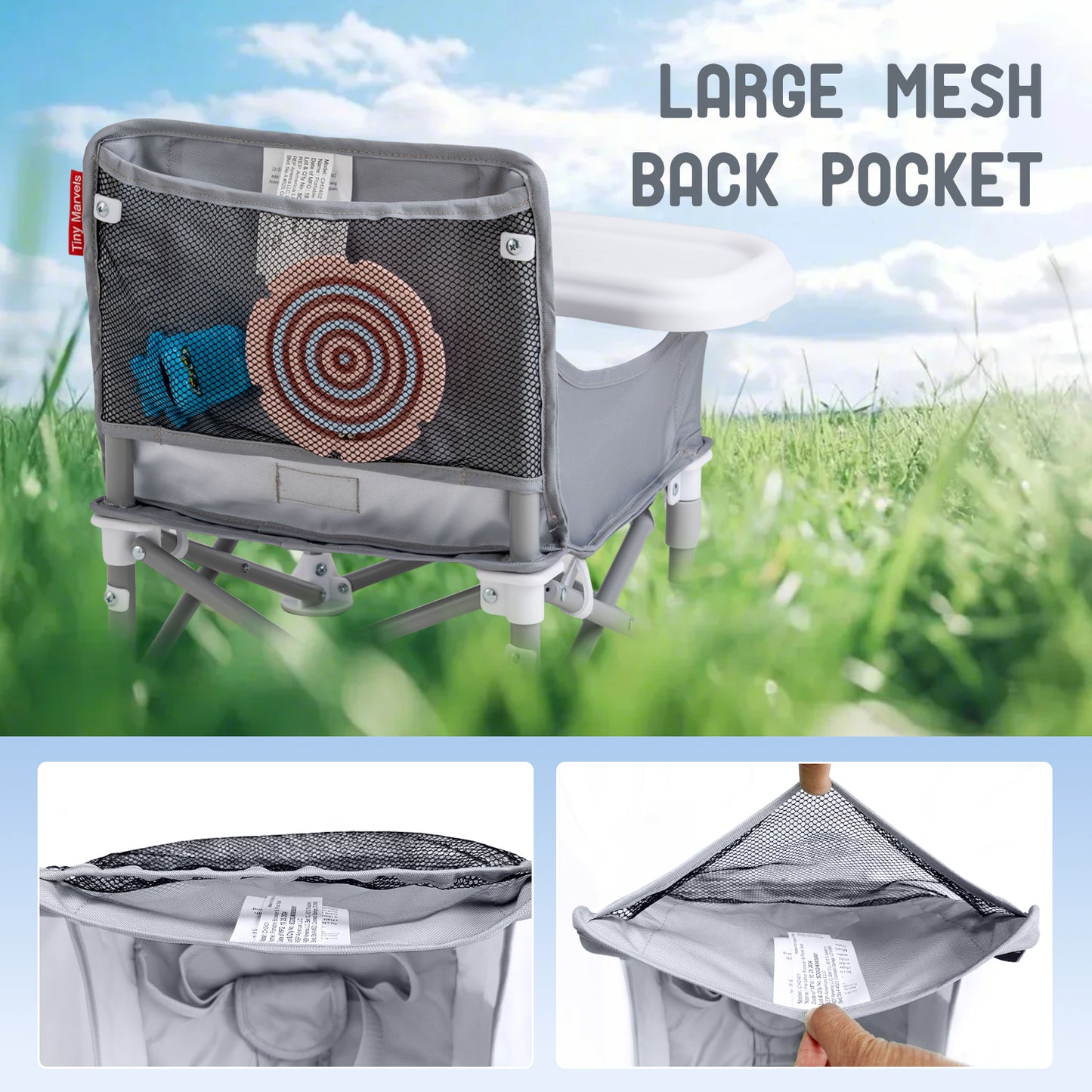 3-in-1 Foldable Booster Seat