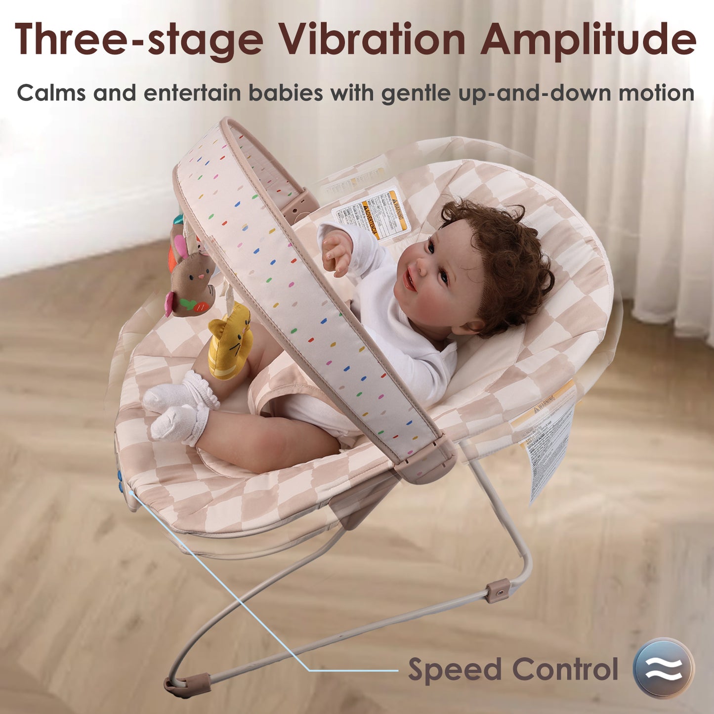 Baby Bouncer seat,for Newborns 0-6 Months, 20lbs
