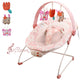 Baby Bouncer – Baby Bouncer seat, Infants Bouncy Seat with Music & Sensory Toys(Pink Floral)