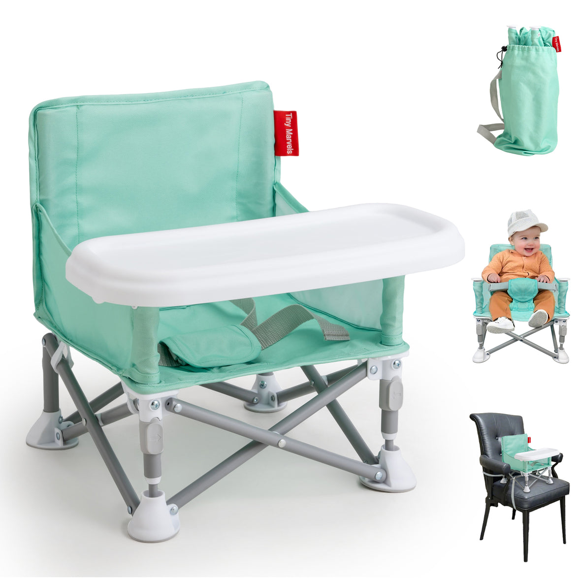 Portable 3-in-1 Baby Chair(Green)