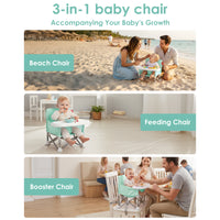 Portable 3-in-1 Baby Chair(Green)