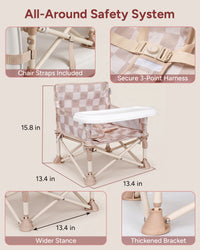 Portable High Chair for Travel & Beach