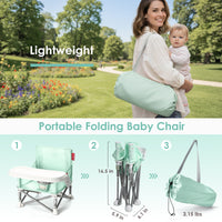 Portable 3-in-1 Baby Chair(Green)
