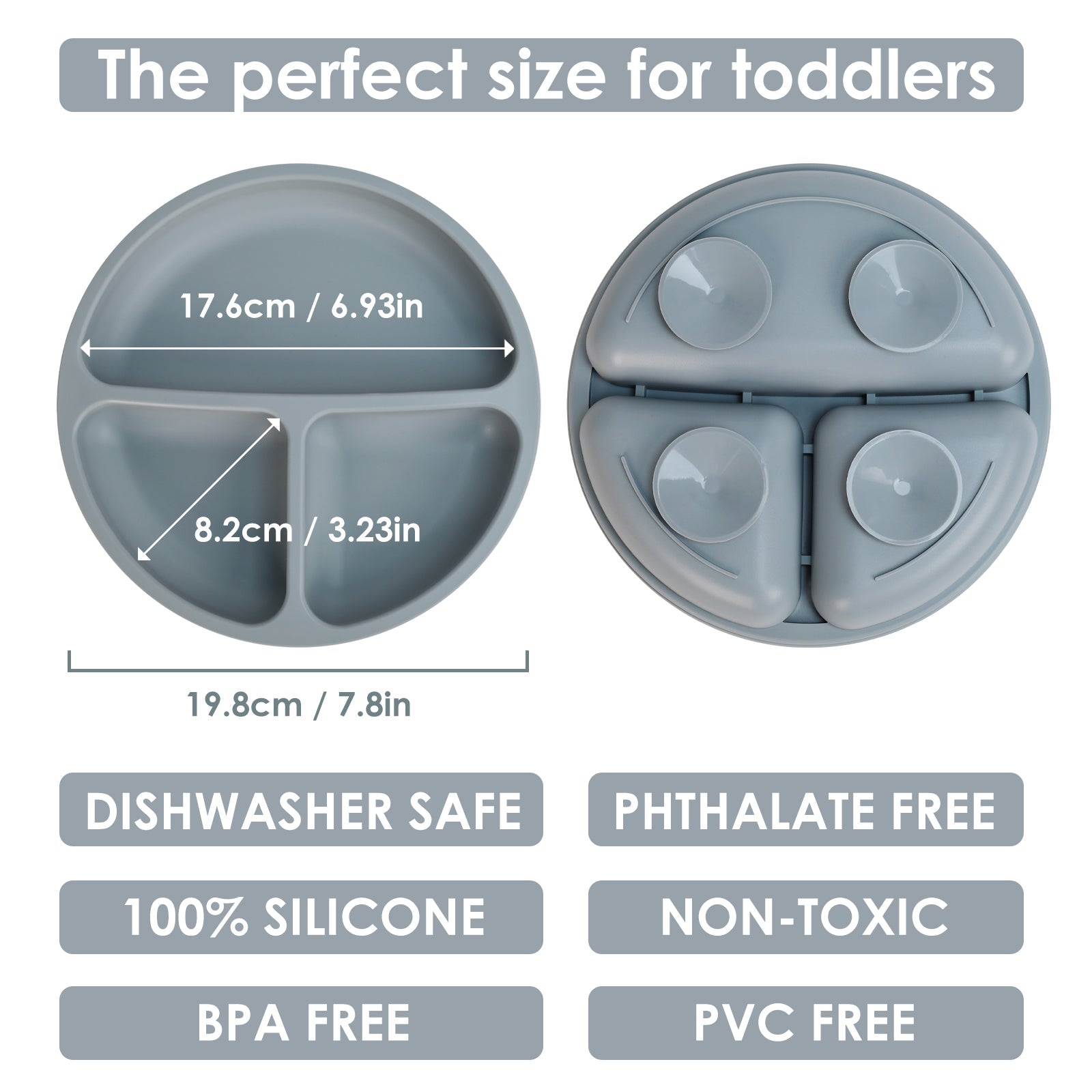 Baby Plates 3 Pack