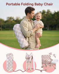 Portable High Chair for Travel & Beach