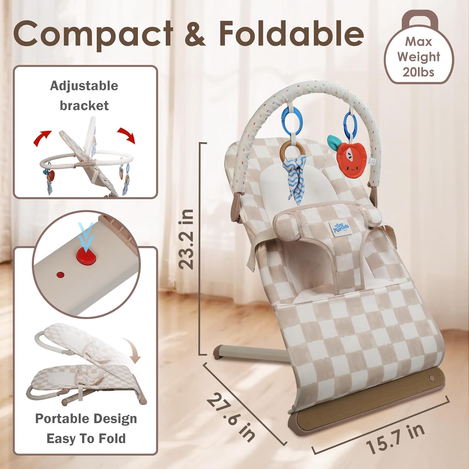 Portable Foldable Baby Bouncer