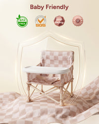 Portable High Chair for Travel & Beach